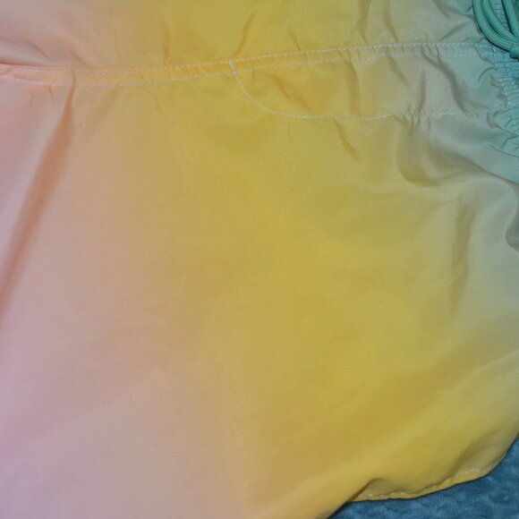 Uzzi | Men's multicolor board shorts pink yellow green - Picture 5 of 7